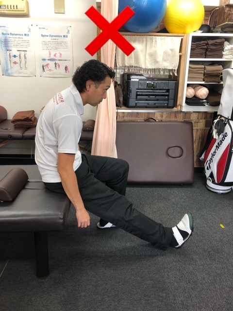 沖縄 腰痛 ストレッチミス