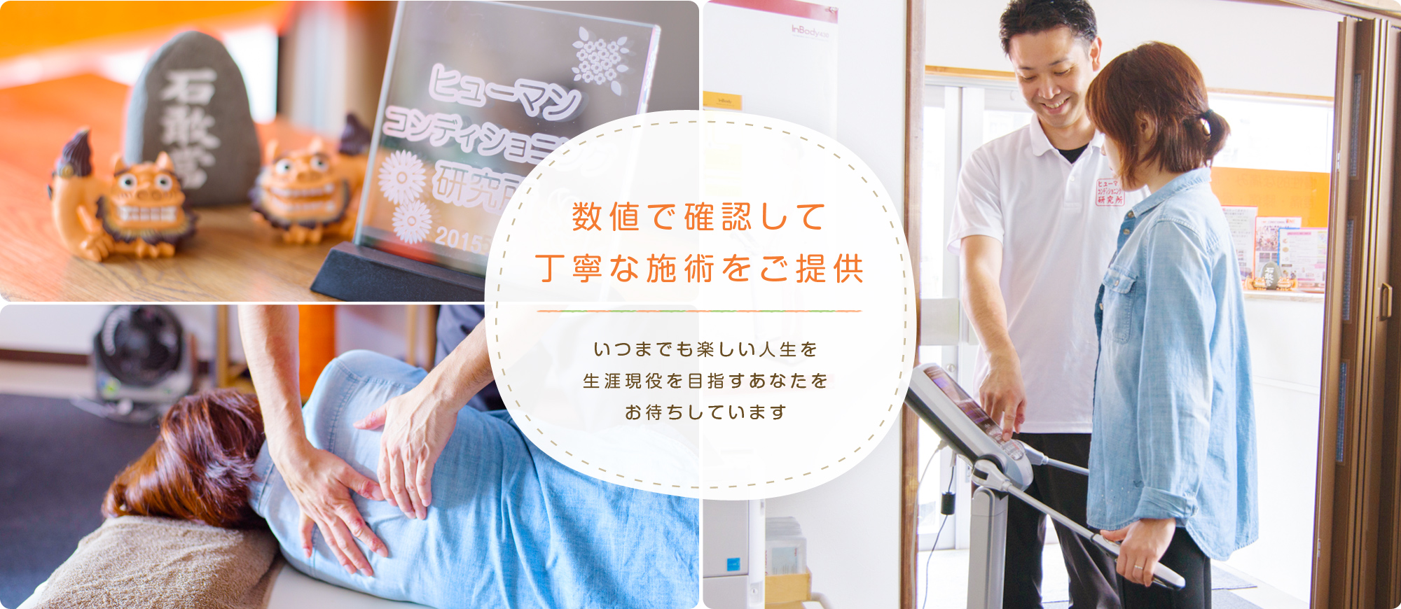 数値で確認して丁寧な治療をご提供 いつまでも楽しい人生を生涯現役を目指すあなたをお待ちしています